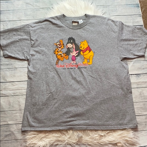 Disney Tops - Walt Disney World Grey Graphic Tee sz XL